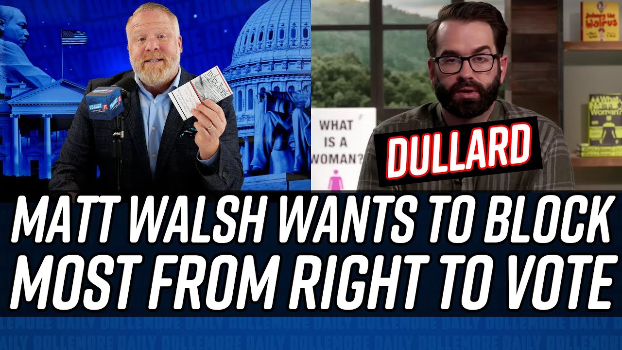 Daily Wire Dummy Outlines Plan to END DEMOCRACY IN AMERICA!!!