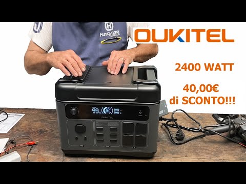 OUKITEL P2001 Plus | Stazione di Alimentazione Portatile 2400W/2048Wh Offerta Prime Day Amazon