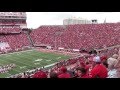 Cornhusker Marching Band pregame performance 10-1-2016