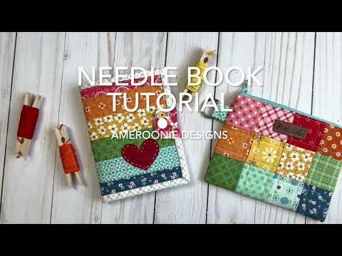 Little Birdie Secrets: how to make a felt needle book