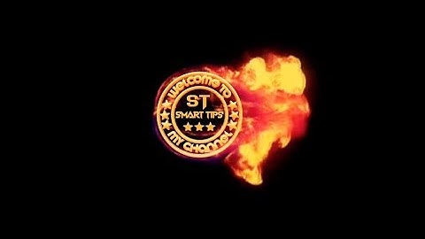 How to Make a Fire Logo Reveal Intro in Kinemaster I Kinemaster Tutorial