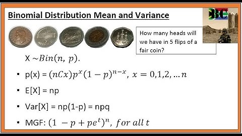 Binomial Distribution Mean and Variance