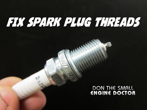 HOW-TO Easily Fix Stripped SPARK PLUG Hole Threads