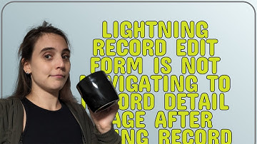 Salesforce: Lightning record edit form is not navigating to record detail page after saving record