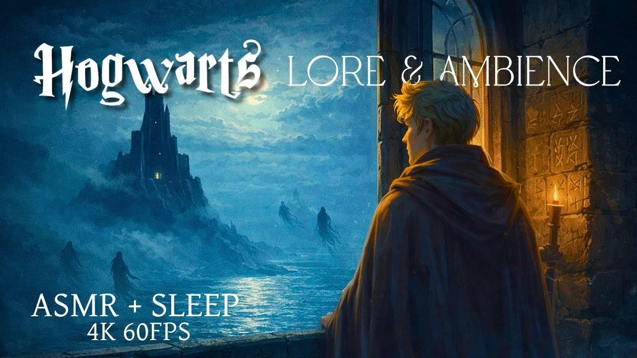 Harry Potter Stories for Sleep | Soft-Spoken Hogwarts Lore | Cozy ASMR Ambience (4K)