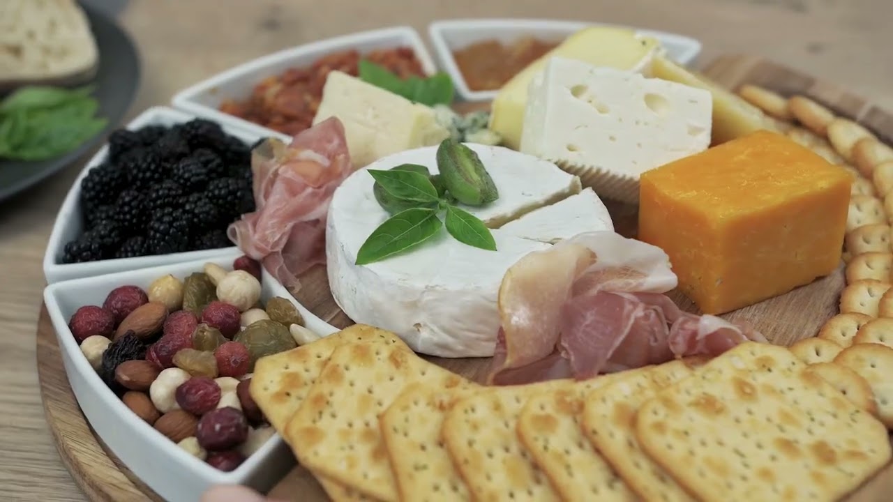 Cheese Board Set   Charcuterie Board Set and Cheese Serving Platter   Made from Acacia Wood   US Pat