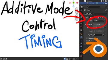 Additive Mode in Build Modifier: Control Timing in Motion Graphic Videos - Blender Grease Pencil 3.4