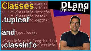 Celebrity class properties and typeinfo - classes part 9 of N  [D Language - Dlang Episode 147] Profile