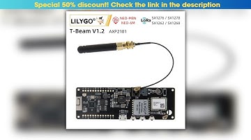 LILYGO TBeam V12 ESP32 LoRa Module LoRaWAN Long Range 433MHz 868MHz 915MHz ESP32DOWDQ6 Development