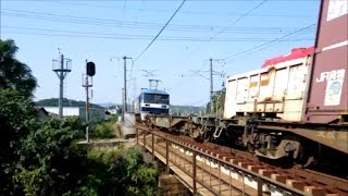 JR貨物 EF210-5号機[岡] 貨物列車1061レ【アルキルアルミニウムUM8Cタンク積載!!】