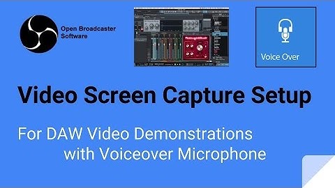 OBS Video Screen Capture Setup for DAW Demonstrations
