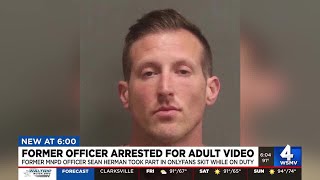 Former officer arrested for adult video