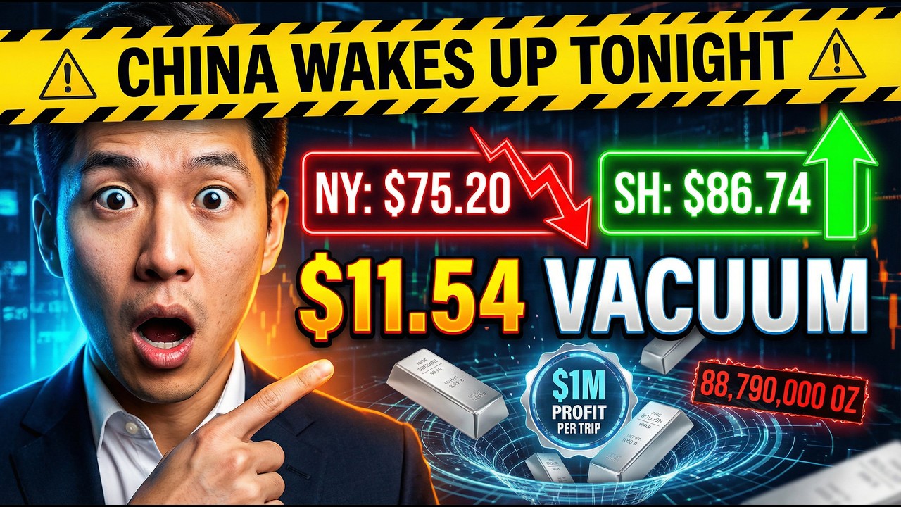 Silvar Rocket move WARNING: Shanghai Reopens at $86.74 TONIGHT — Silver GAPS +15%, Banks Are DONE!