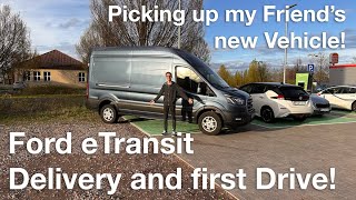 Picking up my Friends new Vehicle! - Ford eTransit Delivery and Project Introduction! screenshot 5