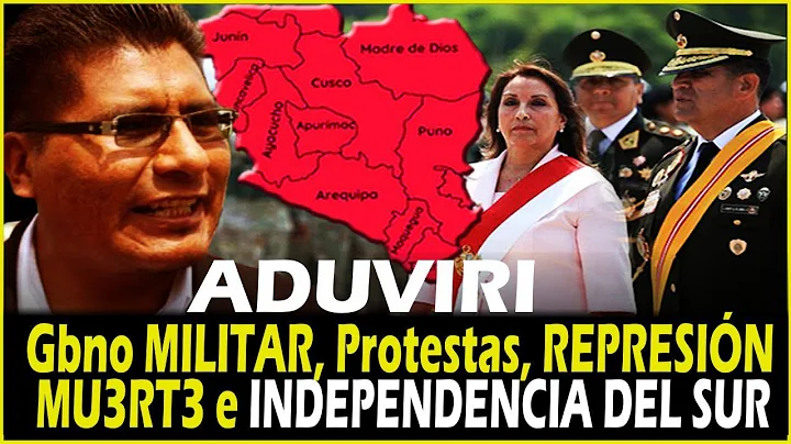 Walter Aduviri, se pronuncia sobre lo que pasa en ...