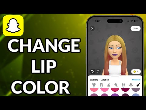 How To Change Lip Color On Snapchat Bitmoji