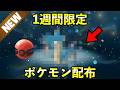 【ふしぎなおくりもの】1週間限定ポケモン配布開始！