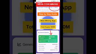 New Mining App 2025 🚀 | NEXA Coin Airdrop | KYC New Update + Referral Boost | Earn Free NEXA 2025