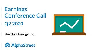 NEE Stock | NextEra Energy Q2 2020 Earnings Call
