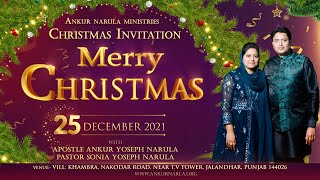 ️ GET READY FOR CHRISTMAS CELEBRATION || 25-12-2021 || ANKUR NARULA MINISTRIES ️