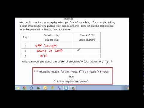 110-31 INVERSES Part 1 of 2