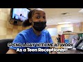 SPEND A DAY WITH ME AT WORK AS A TEEN RECEPTIONIST AT A NURSING HOME!