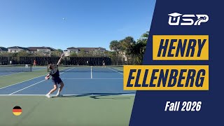 Henry Ellenberg - Tennis Recruiting Video - Fall 2026