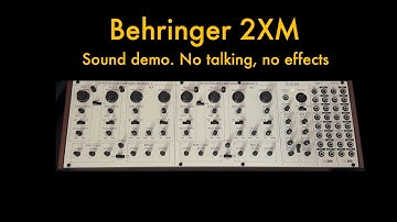 Behringer 2XM Sound Demo, No Talking, No Effects