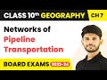 Important Networks of Pipeline Transportation - Lifelines of National Economy | Class 10 Geography