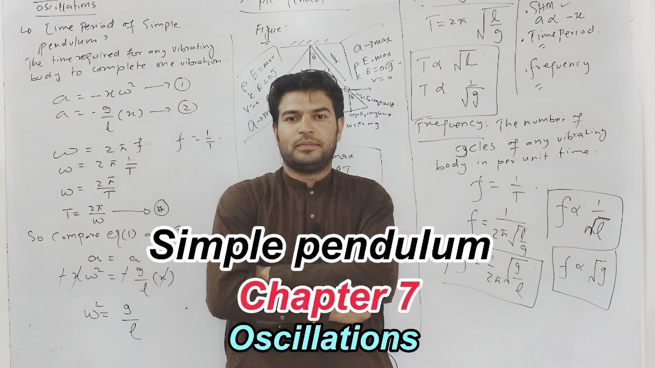 The Simple Pendulum | Class 11 Physics Chapter 7 Oscillations | PCCA ...