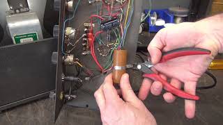 How to replace filter caps Vintage Kalamazoo model 2 tube guitar amp