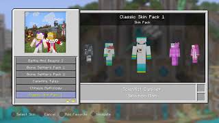 Every Minecraft Ps4 Skin pack Run Through