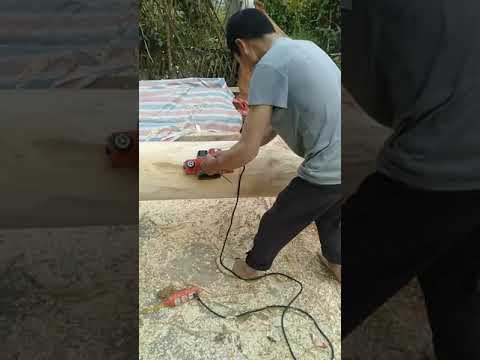 Video #shorts bào cột nhà sàn gỗ đẹp - youtube