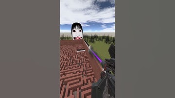 Destroying Yoshie Kimura in Big Maze Nextbot Gmod