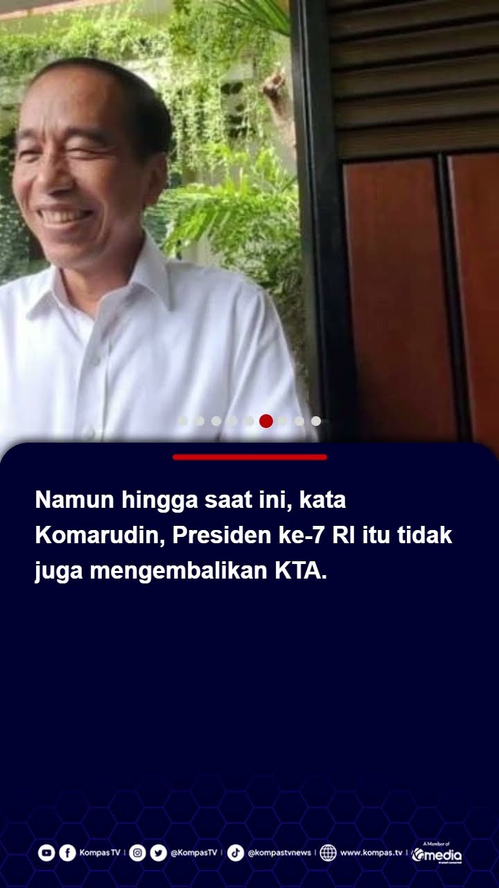 Komarudin Watubun Minta Jokowi Kembalikan KTA: Jangan Seolah olah Masih di PDI-P #jokowi #pdip