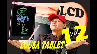Lousa Mágica colorida Digital LCD TABLET 12 polegadas NOTATNIK CYFROWY