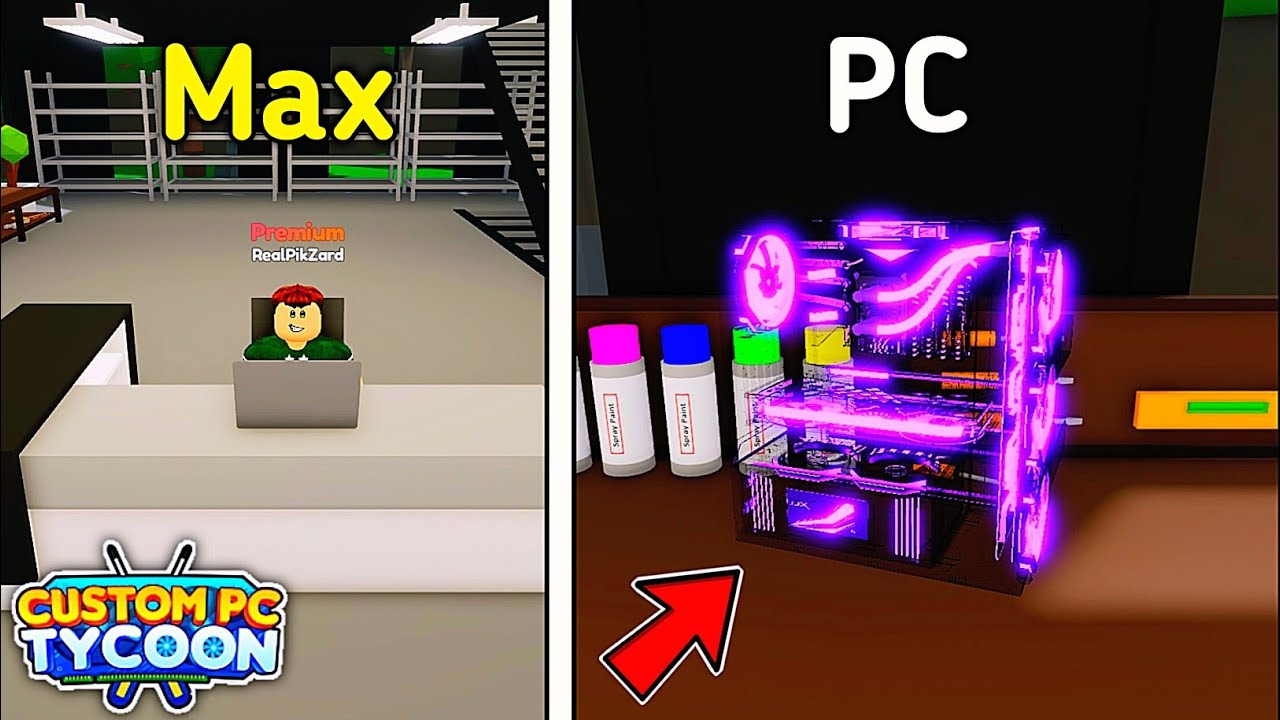 *Max* Sunstone PC BUILD In Custom PC Tycoon (Roblox)