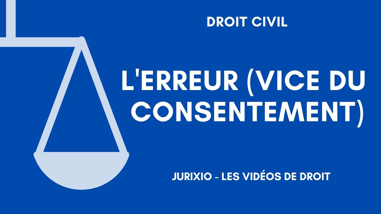 L'erreur - Présentation générale (1)