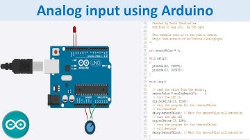 Analog Input - Arduino I Potentiometer Analog input with Arduino in Tinkercad