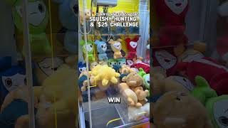 Can I win the Glitter Dumpling Squishy? $25 Challenge at Claw Planet Las Vegas