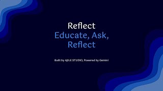 Google DeepMind AI Studio Hackathon - Reflect