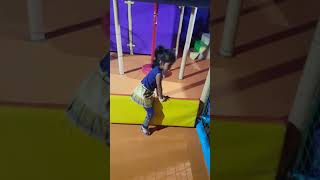 PARI baby enjoying slipping and other rides