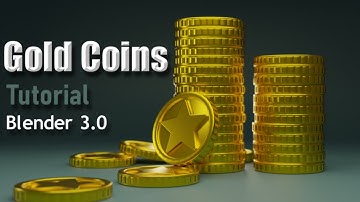 Blender 3.0 Tutorial - Create Gold Coins