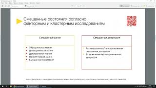 Диагностика и лечение смешанных состояний при биполярном расстройстве