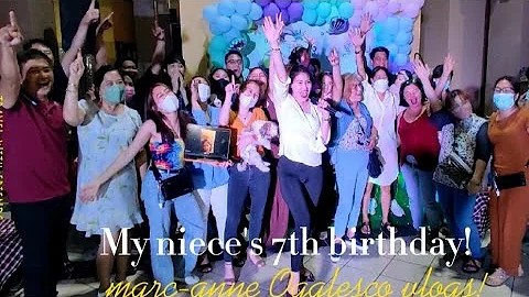 My niece's 7th birthday!! | marc-anne vlogs!!