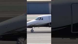 Cessna Citation XLS+ Performs a High Performance Takeoff from SMO! #aviation #generalaviation #jet