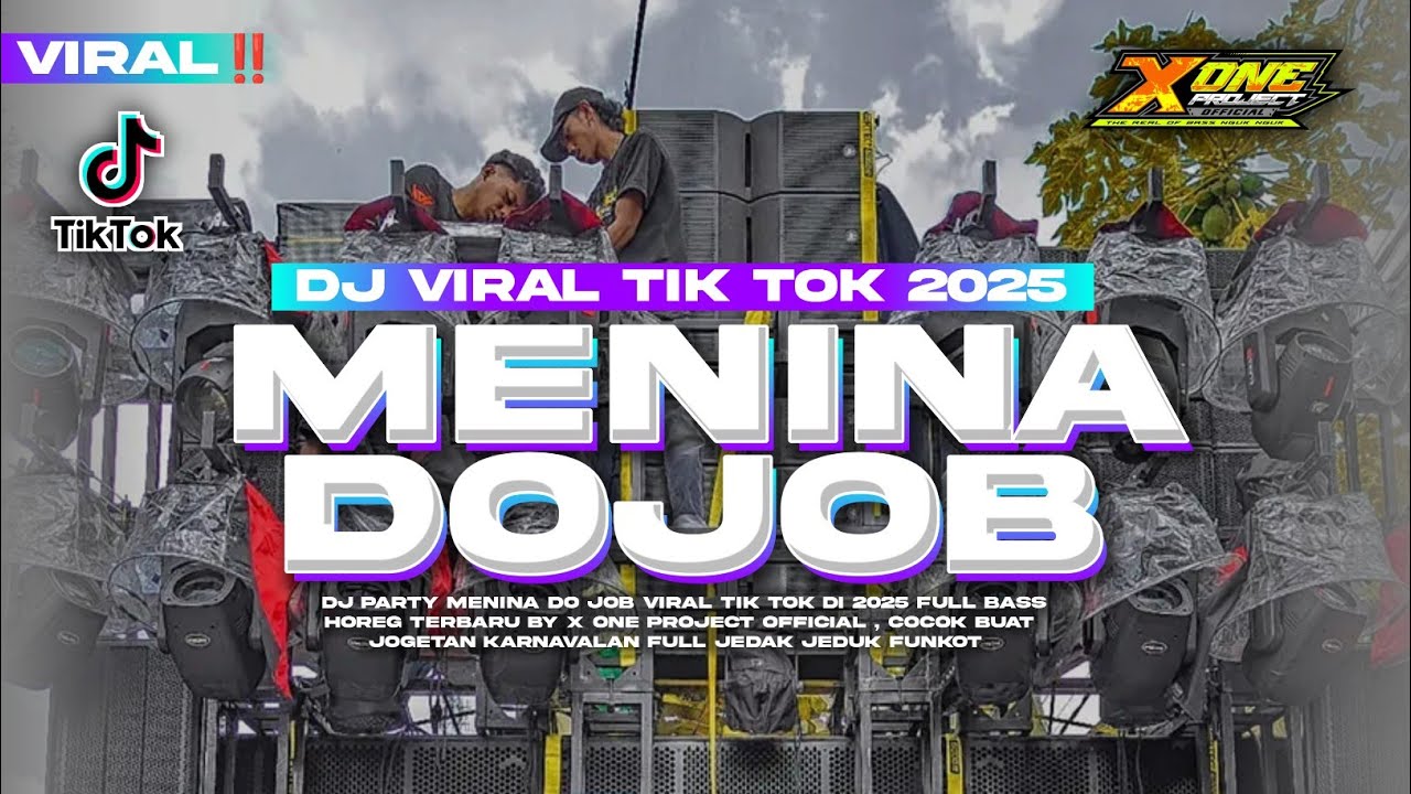 DJ VIRAL TIK TOK 2025 • MENINA DO JOB ‼️FULL BASS HOREG‼️