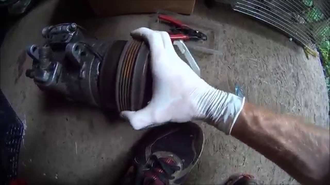 Car Ac Compressor >> AC Compressor Pulley Removal - Porsche 944 - YouTube Car Ac Compressor >> AC Compressor Pulley Removal - Porsche 944 - YouTube