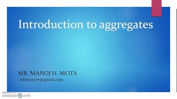 Introduction to aggregate