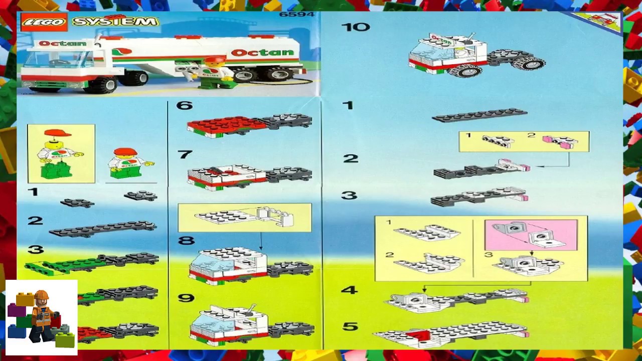 LEGO instructions - Town - Vehicles - 6594 - Gas Transit - YouTube